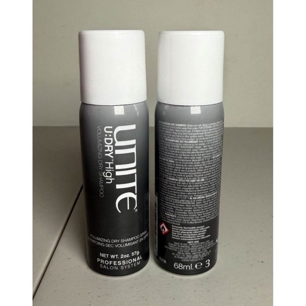 UNITE U:DRY High Volumizing Dry Shampoo Spray 68 mL / 2 oz x2